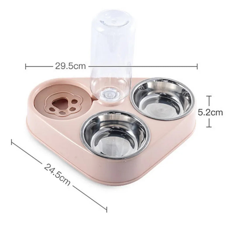 TailYard 3 In 1 Pet Food Bowl Tray - TailYard